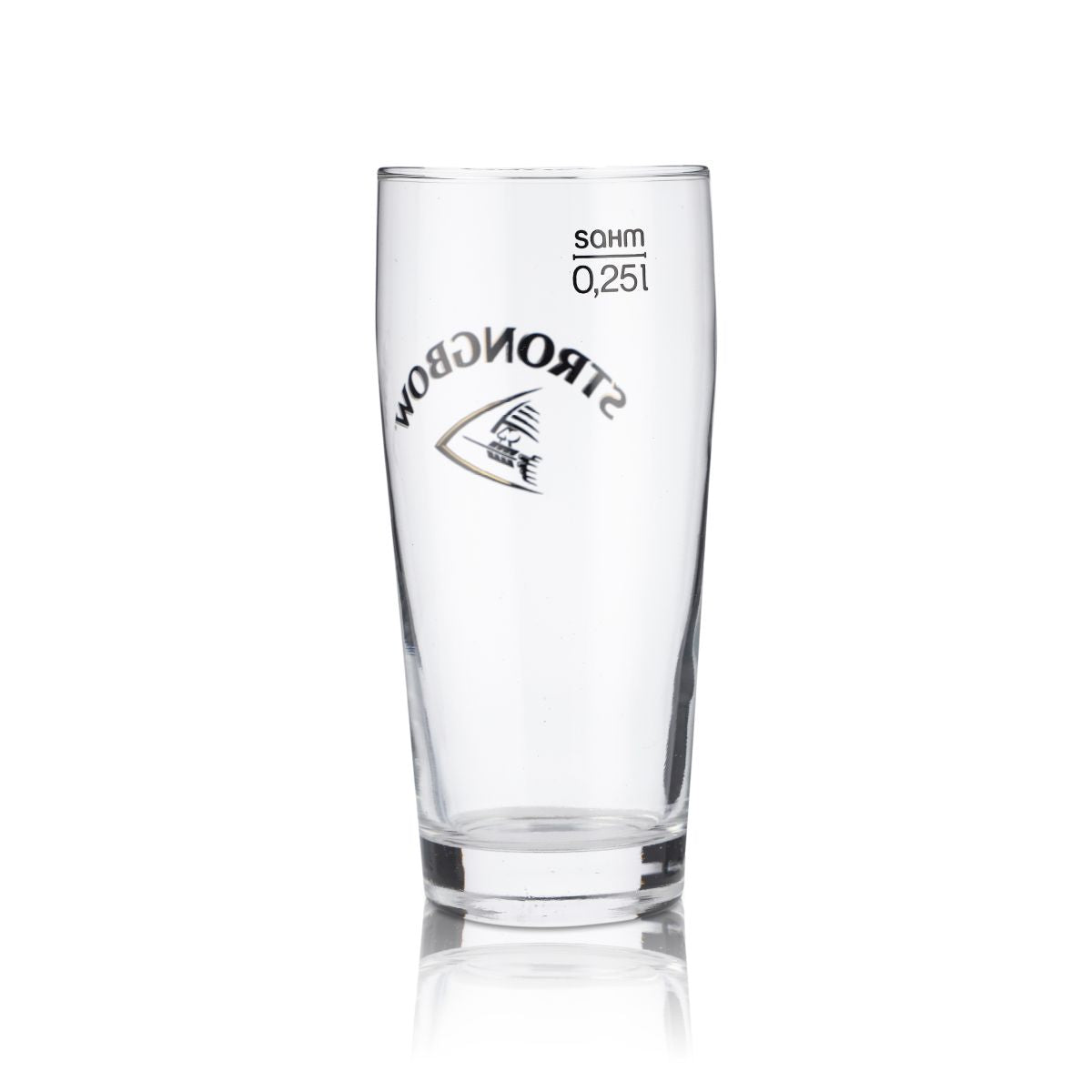 6x Strongbow Glas 0,25l Cider Becher Pokal Pint Gläser Set Brauerei Apfelbier – Ansicht 3