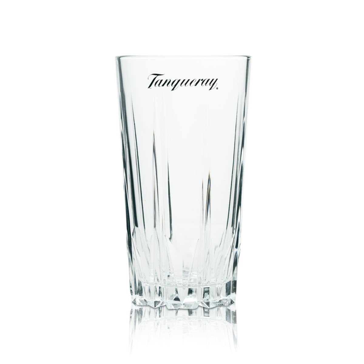 6x Tanqueray Gin Glas 0,4l Longdrink Relief Cocktail Gläser Tonic Kontur Riffel – Ansicht 2
