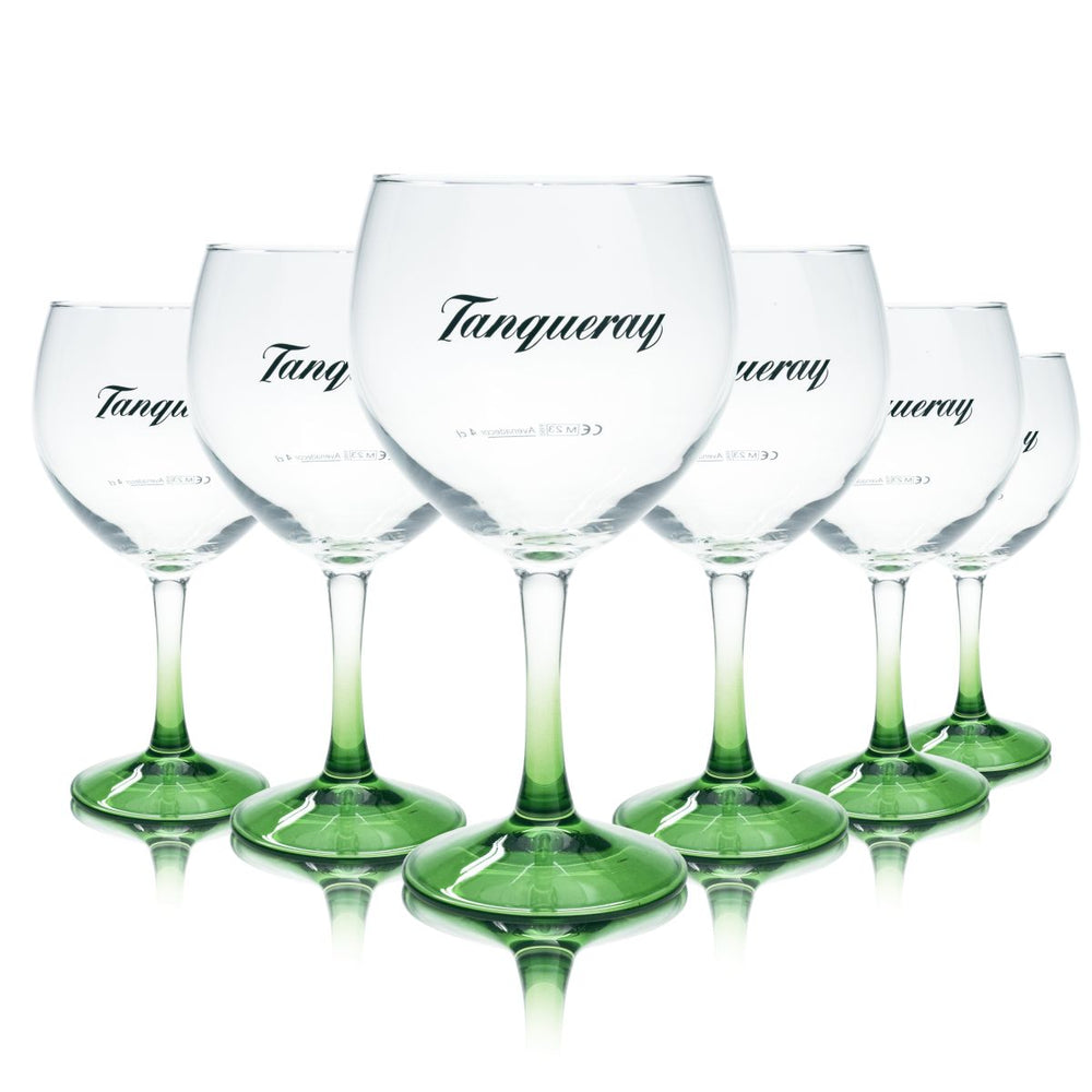 6x Tanqueray Glas 0,62l Ballonglas Neues Design Vintia Gin Tonic Aperitif Gläser
