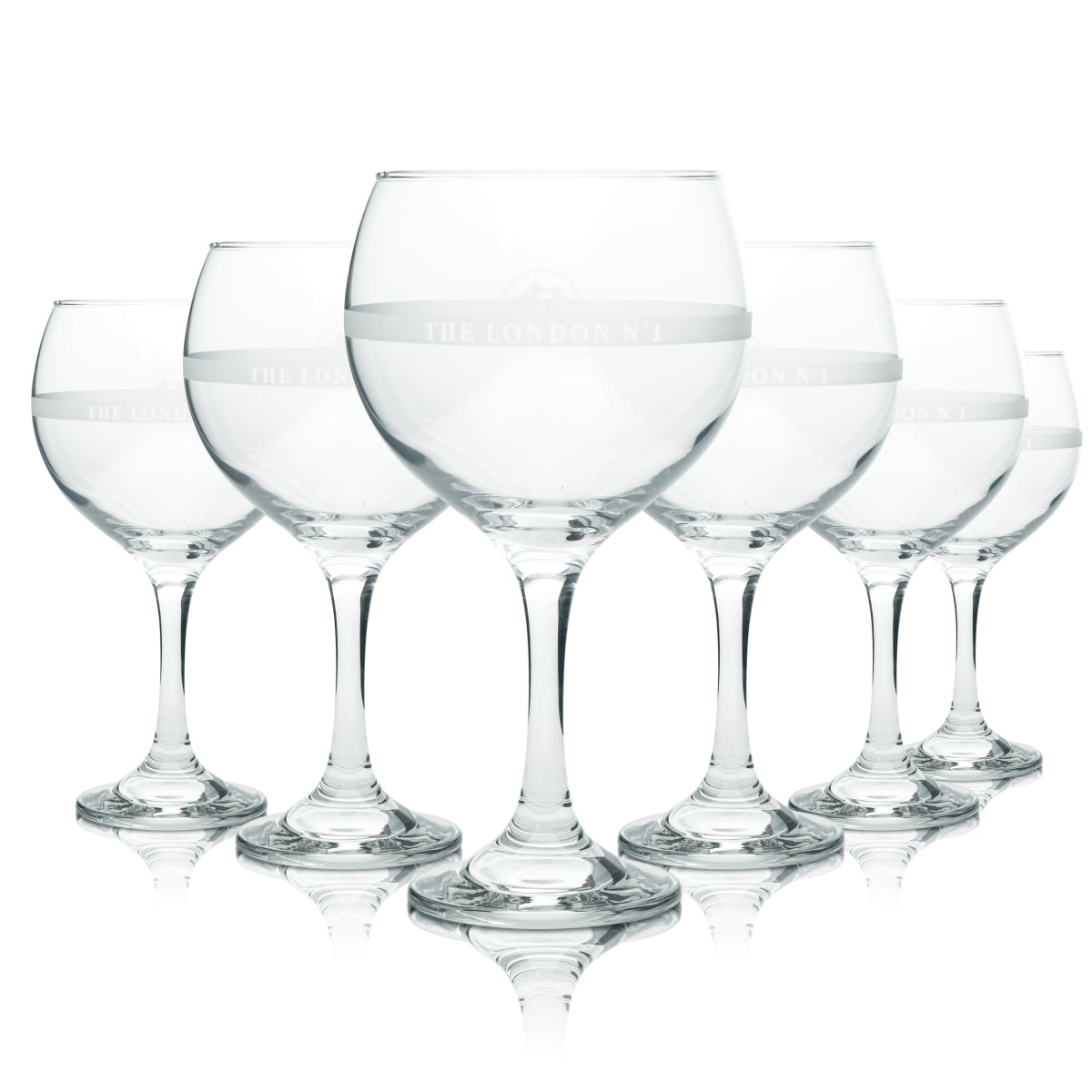 6x The London N°1 Gin Glas 0,63l Ballon Gläser Copa Longdrink Cocktail Kelch