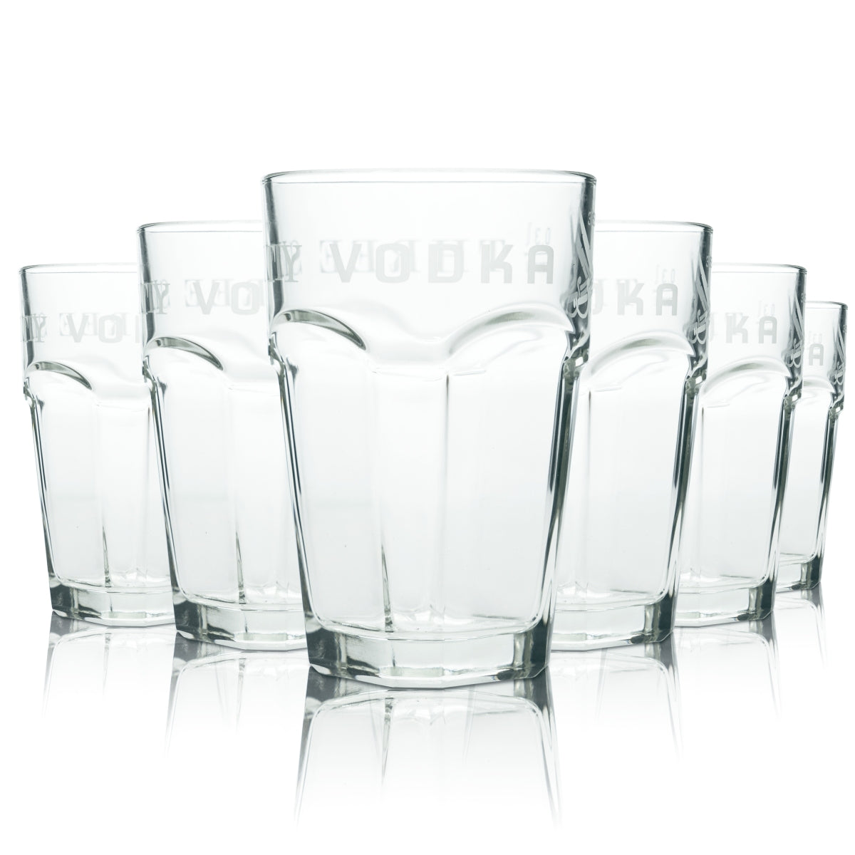 6x Three Sixty Vodka Glas 0,3l Longdrink Cocktail Gläser Bar Gastro Tumbler Eich
