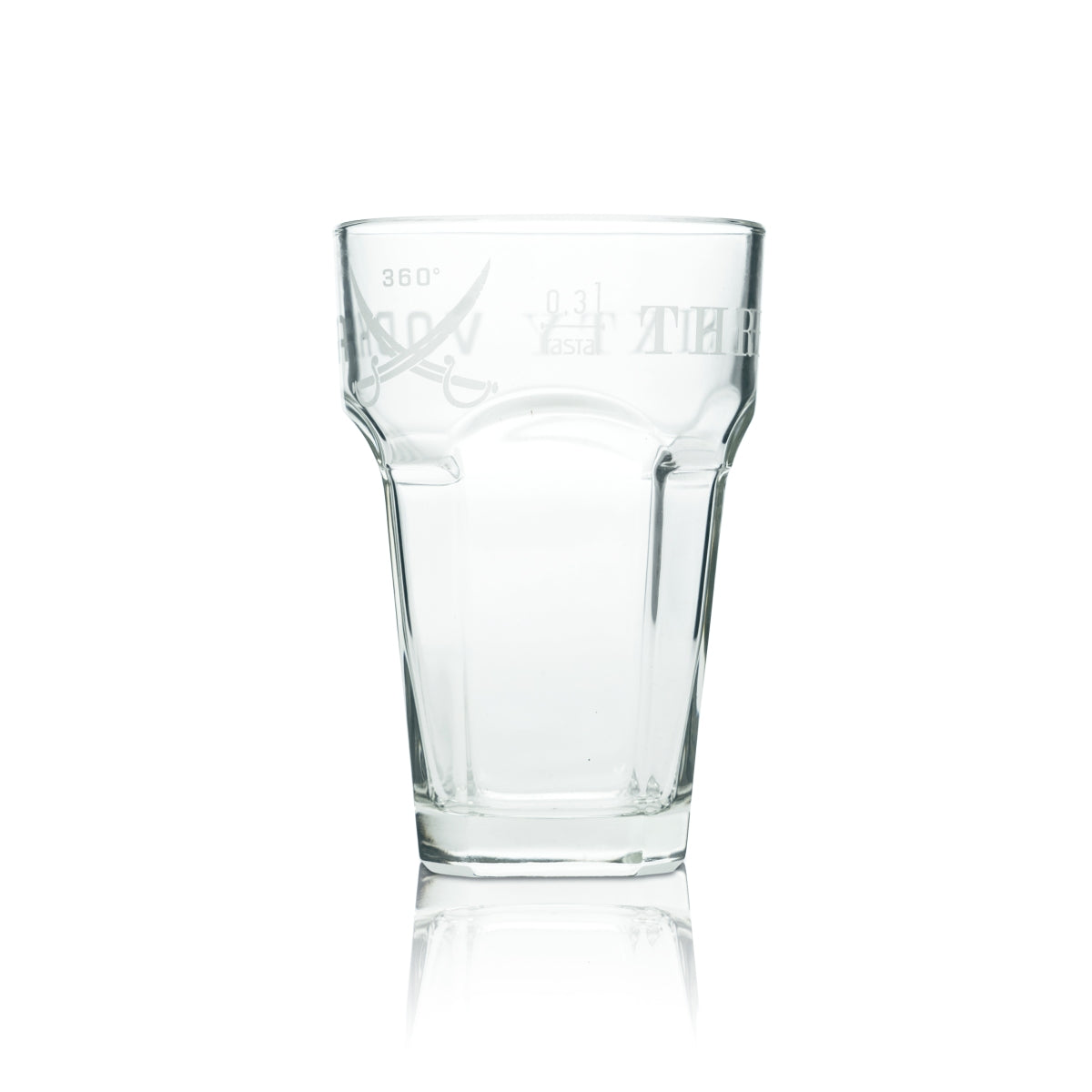6x Three Sixty Vodka Glas 0,3l Longdrink Cocktail Gläser Bar Gastro Tumbler Eich – Ansicht 5