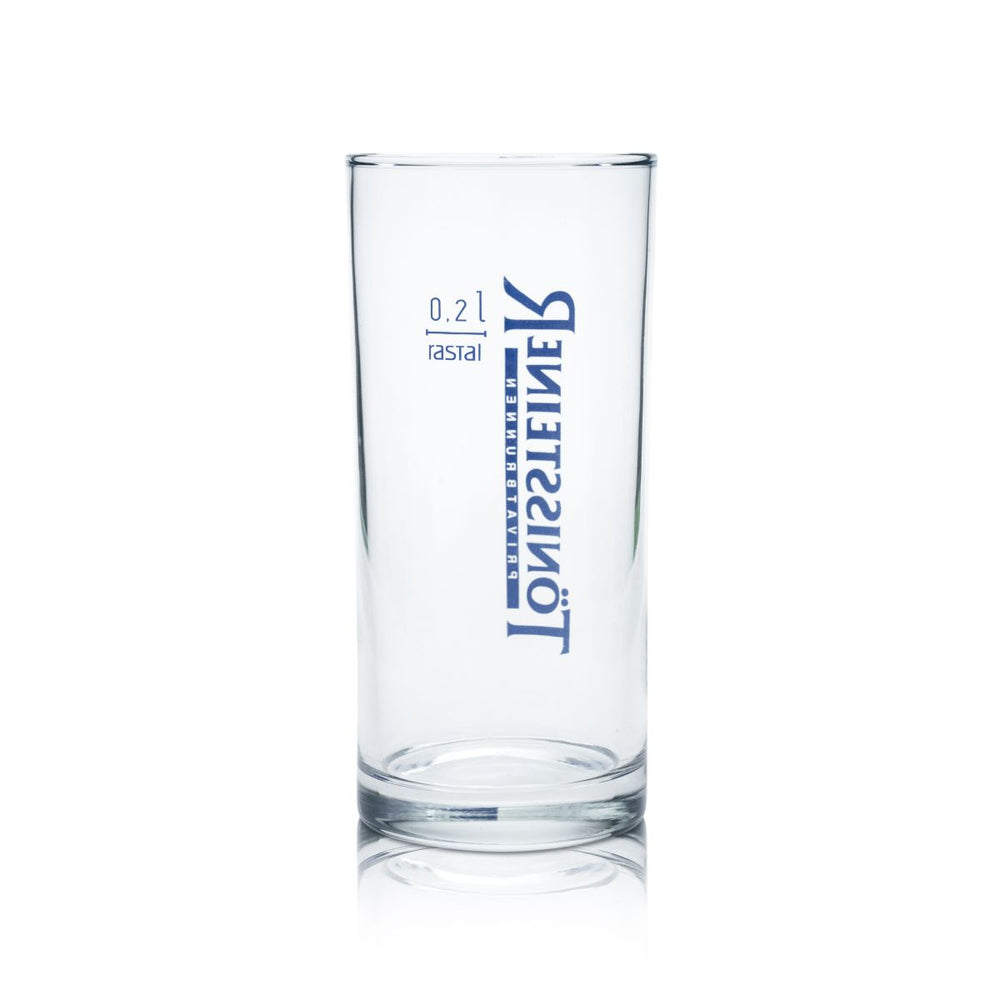 6x Tönissteiner Glas 0,2l Tumblerglas Willi Becher Mineralwasser Gläser Set