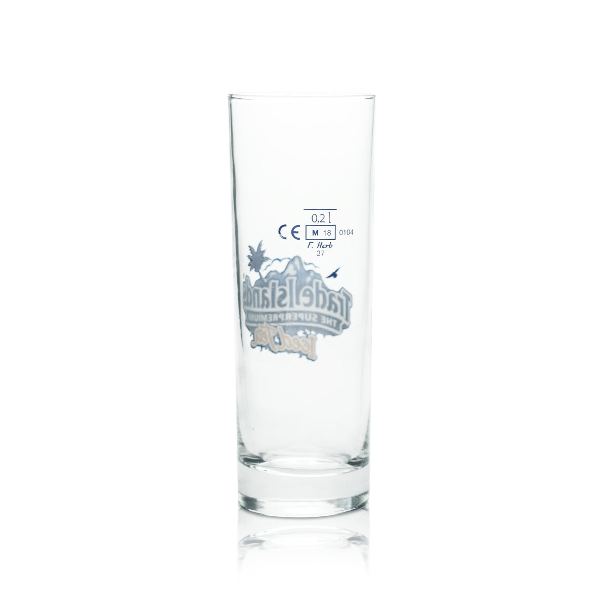 6x Trade Islands Glas 0,2l Eistee Becher Gläser Longdrink Wasser Limo Softdrink – Ansicht 3
