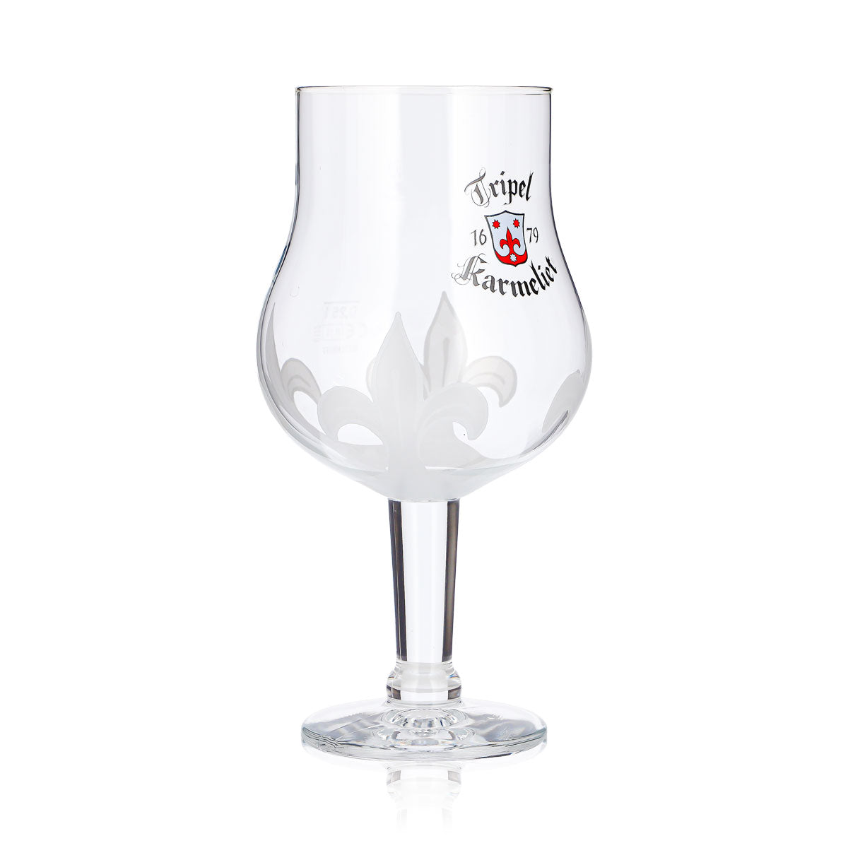 6x Tripel Karmeliet Bier Glas 0,25l Pokal Frostet Motiv Ritzenhoff – Ansicht 4