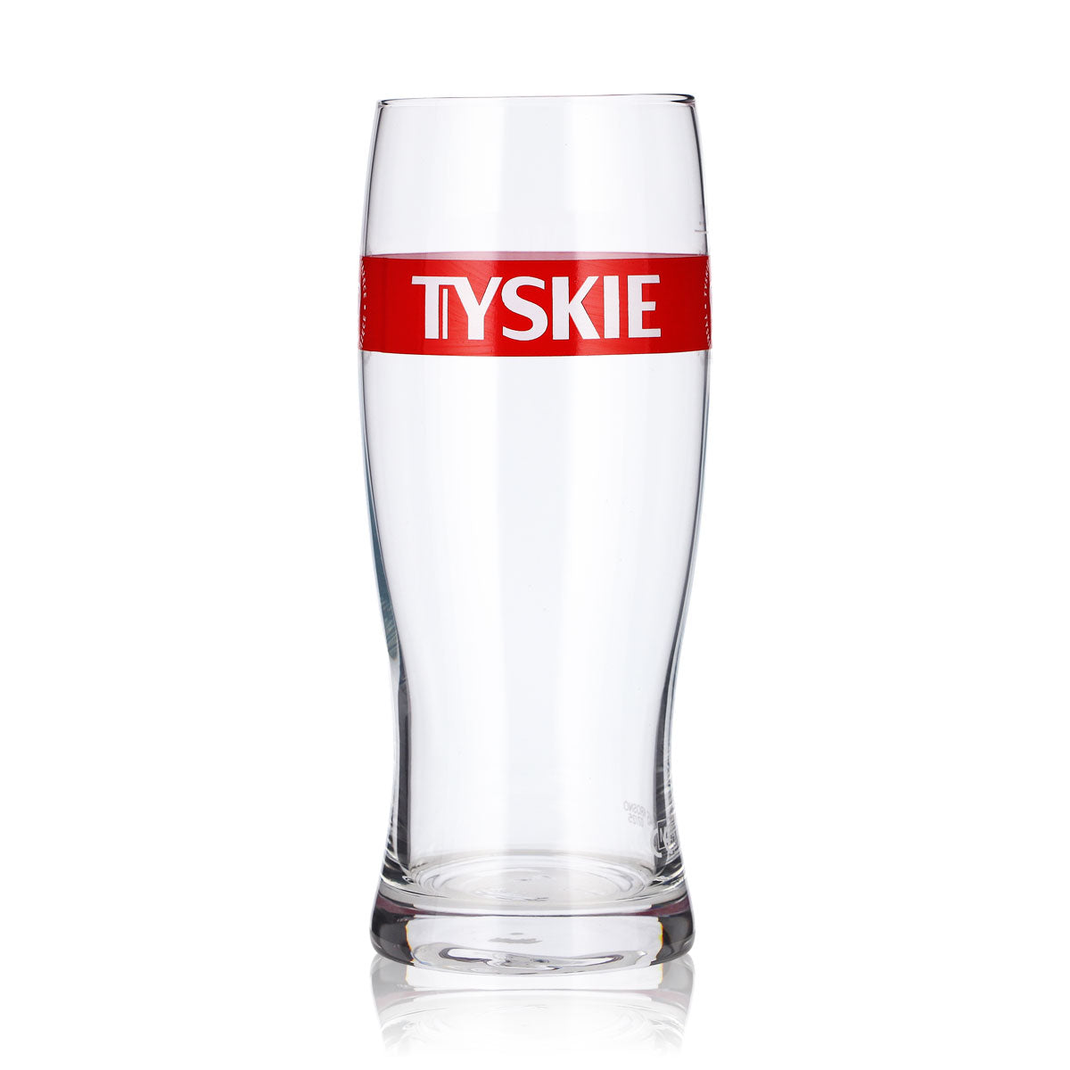 6x Tyskie Bier Glas 0,3l Becher rotes Logo Bierglas Willibecher Seidel – Ansicht 2