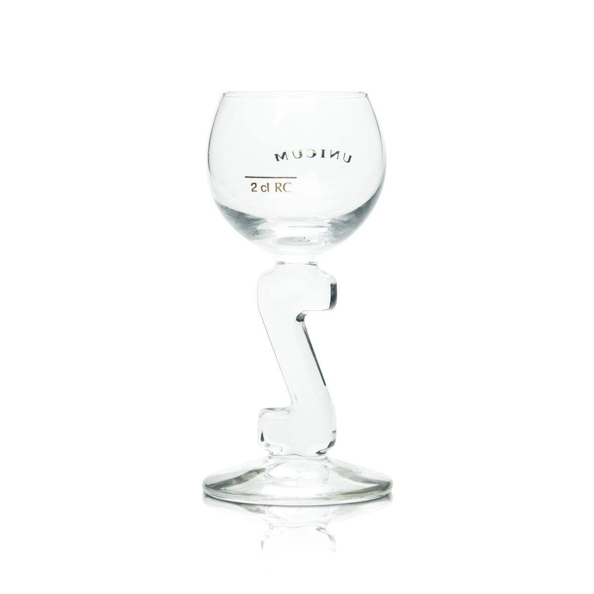 6x Unicum Kräuterlikör Glas Shot Schnaps Gläser Stamper Kurze Miniballon 2cl – Ansicht 3