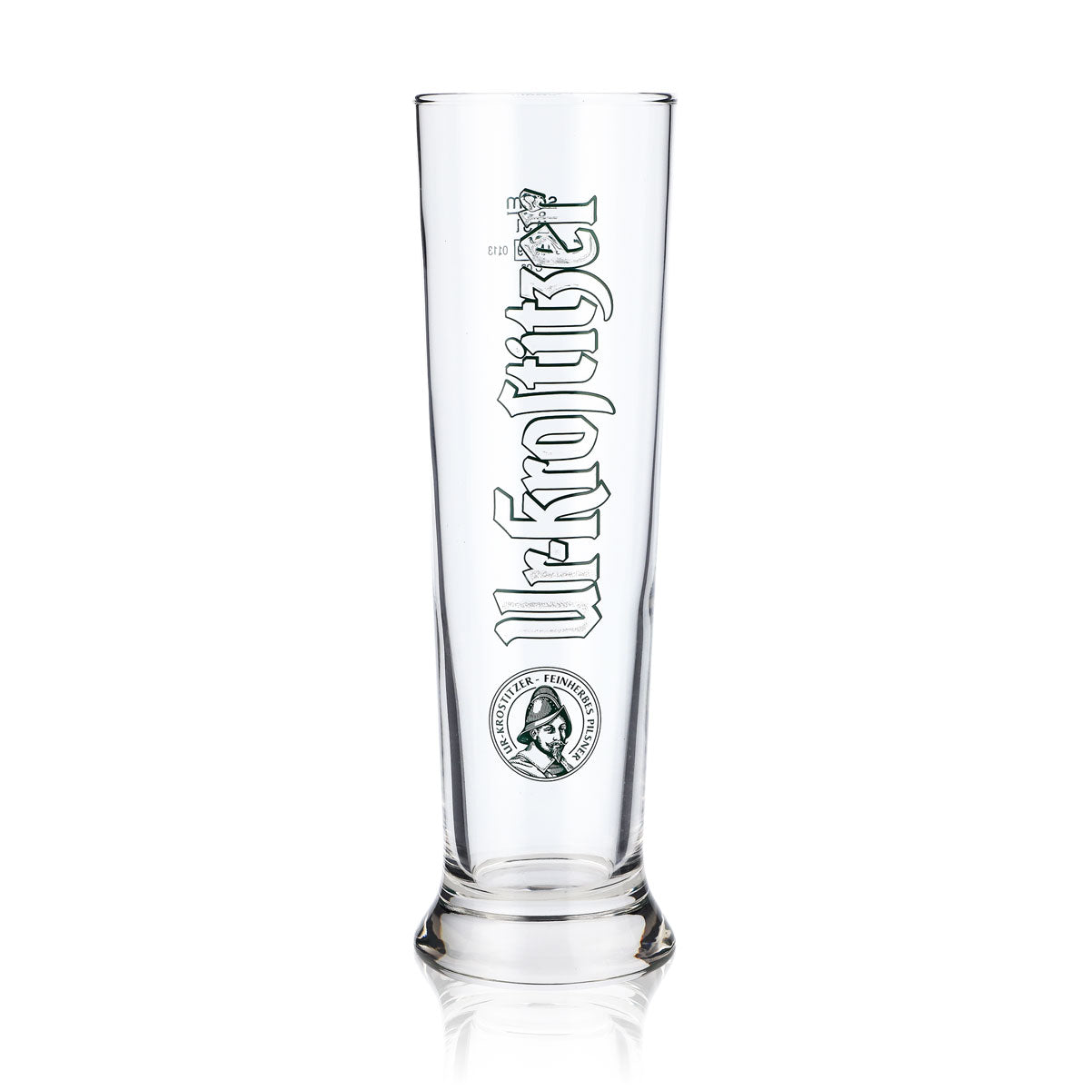 6x Ur-Krostitzer Bier Glas Pokal Biergläser Weißbierglas Relief Kontur – Ansicht 2