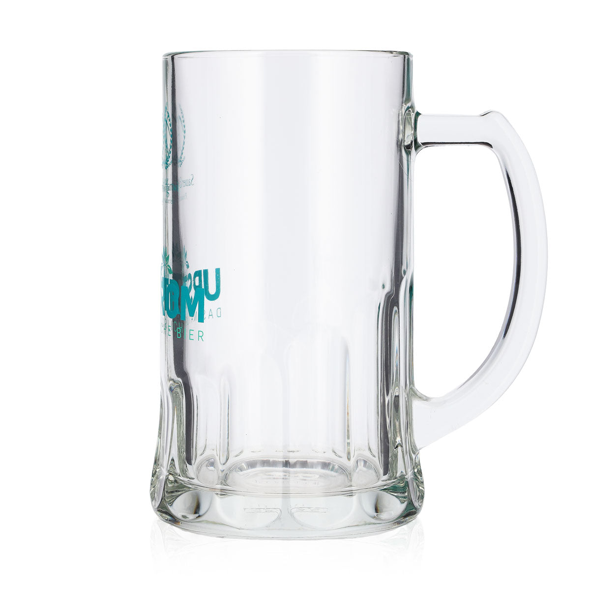 6x Urstrom Bier Glas 0,5l Krug türkises Logo Rastal Sauer Hartwig – Ansicht 6