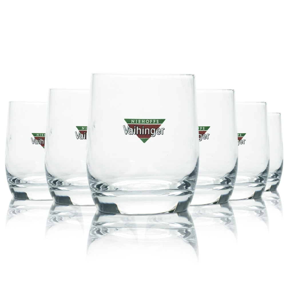 6x Vaihinger Glas 0,19l Becher Tumbler Gläser Saft Mineralwasser Sprudel Gastro