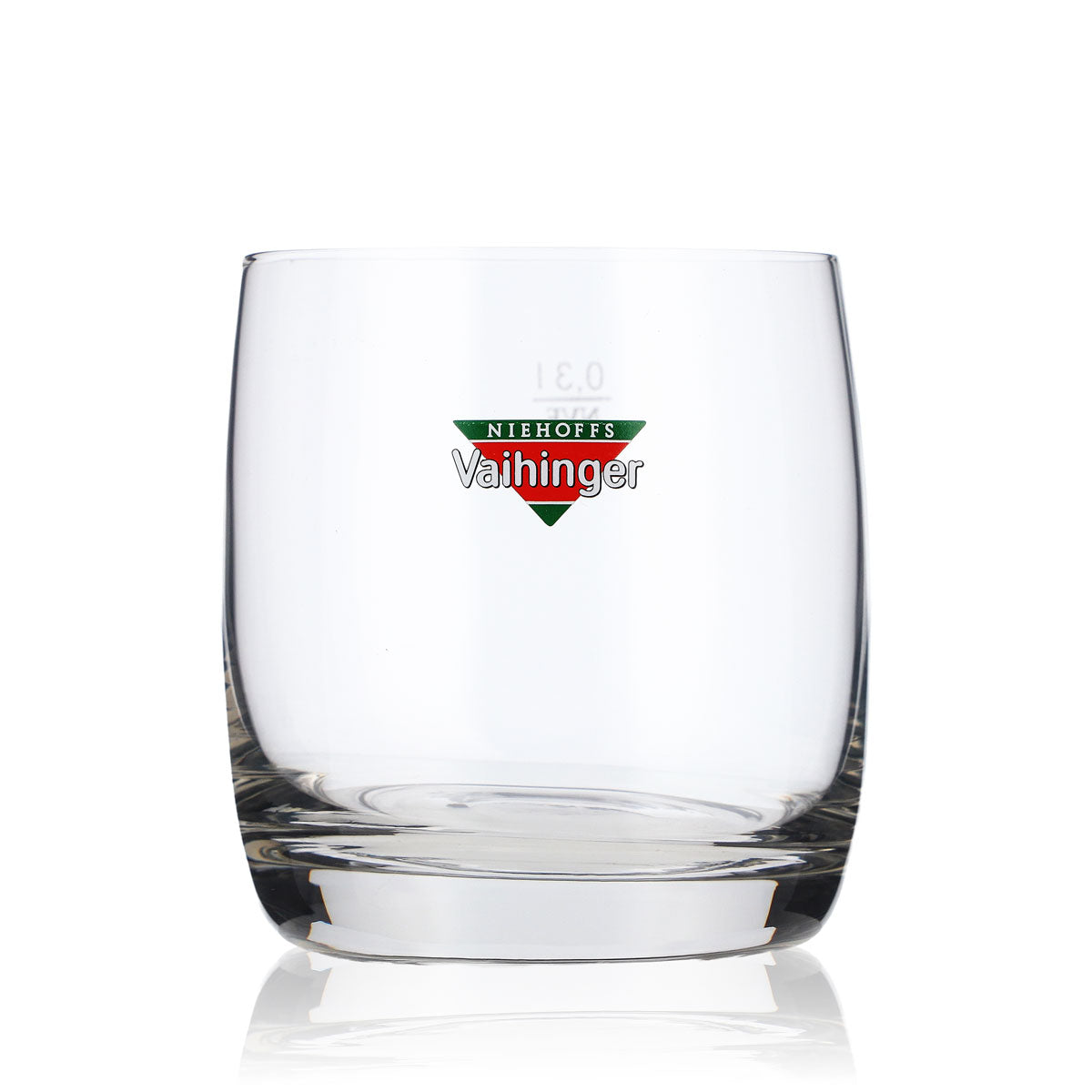 6x Vaihinger Saft Glas 0,3l Tumbler Saftgläser Farbiges Logo – Ansicht 2