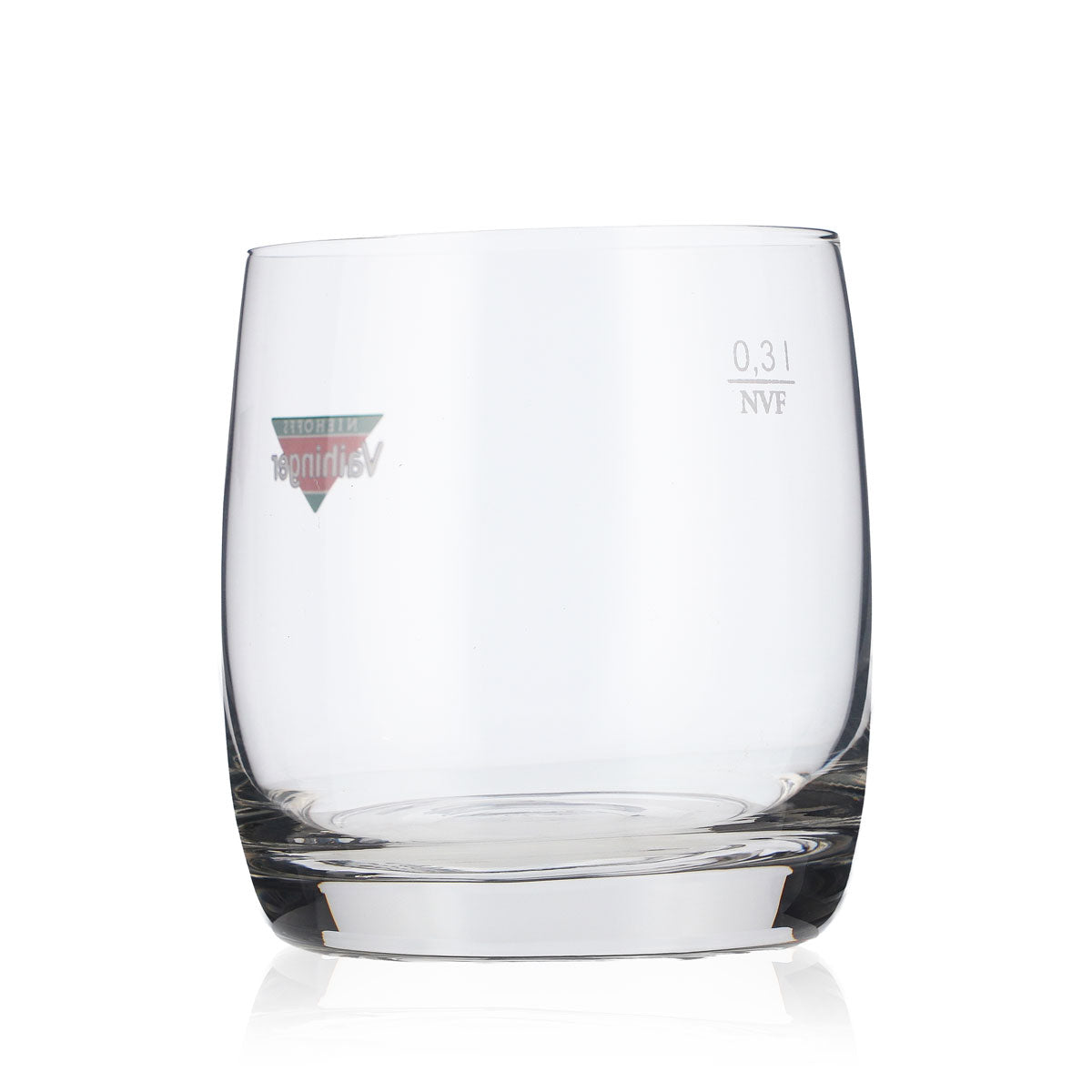 6x Vaihinger Saft Glas 0,3l Tumbler Saftgläser Farbiges Logo – Ansicht 4