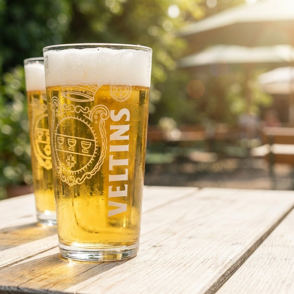 6x Veltins Glas 0,5l Bierglas Willi Becher Trinkglas Gläser Set Brauerei Gastro – Ansicht 2