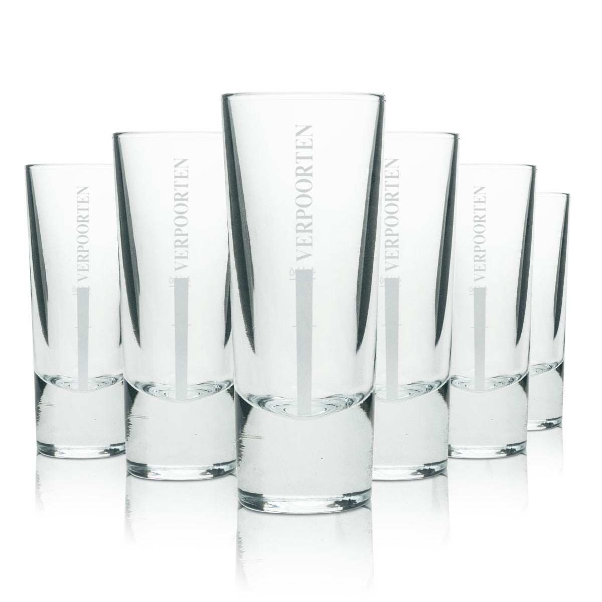 6x Verpoorten Likör Glas 4cl Rastal