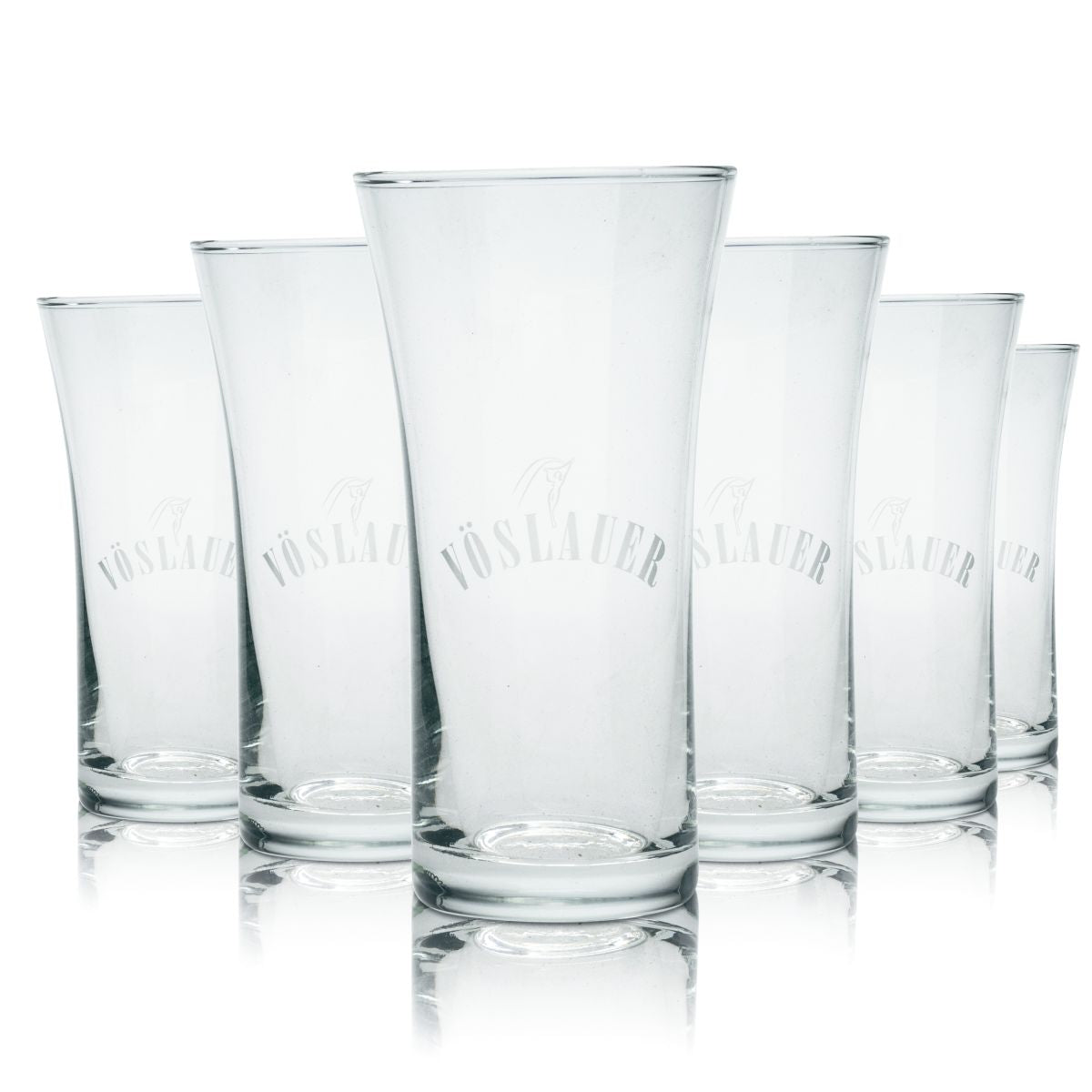 6x Vöslauer Glas 0,19l Becherglas Mineralwasser Sprudel Soda Saft Gläser Set
