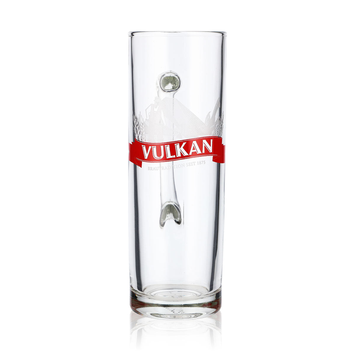 6x Vulkanbräu Bier Glas 0,3l Krug Bierseidel Bierhumpen Dallas – Ansicht 2