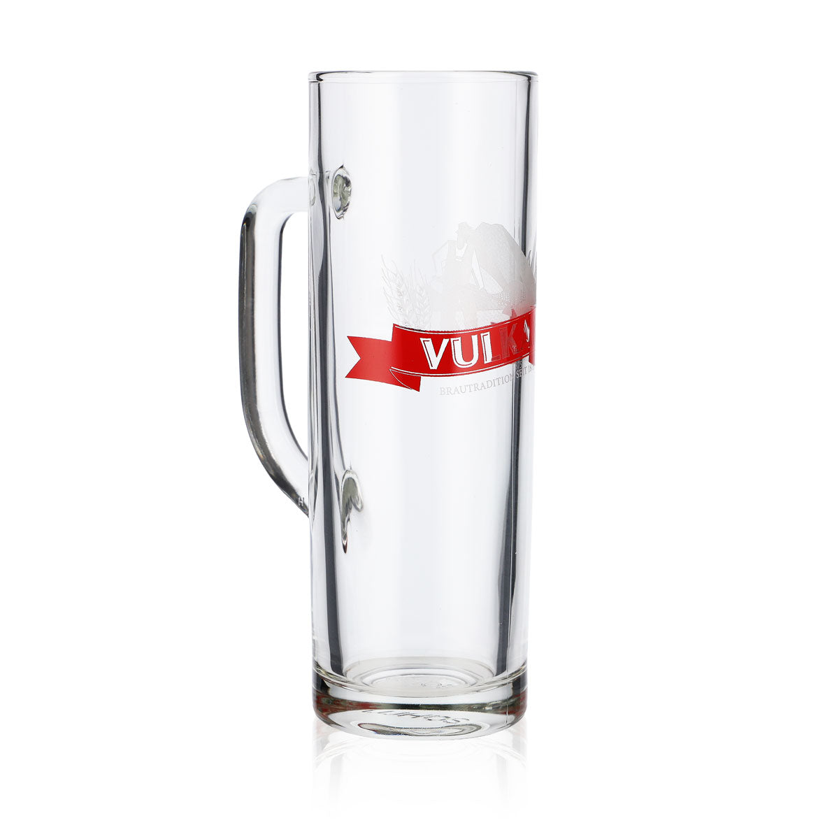 6x Vulkanbräu Bier Glas 0,3l Krug Bierseidel Bierhumpen Dallas – Ansicht 4