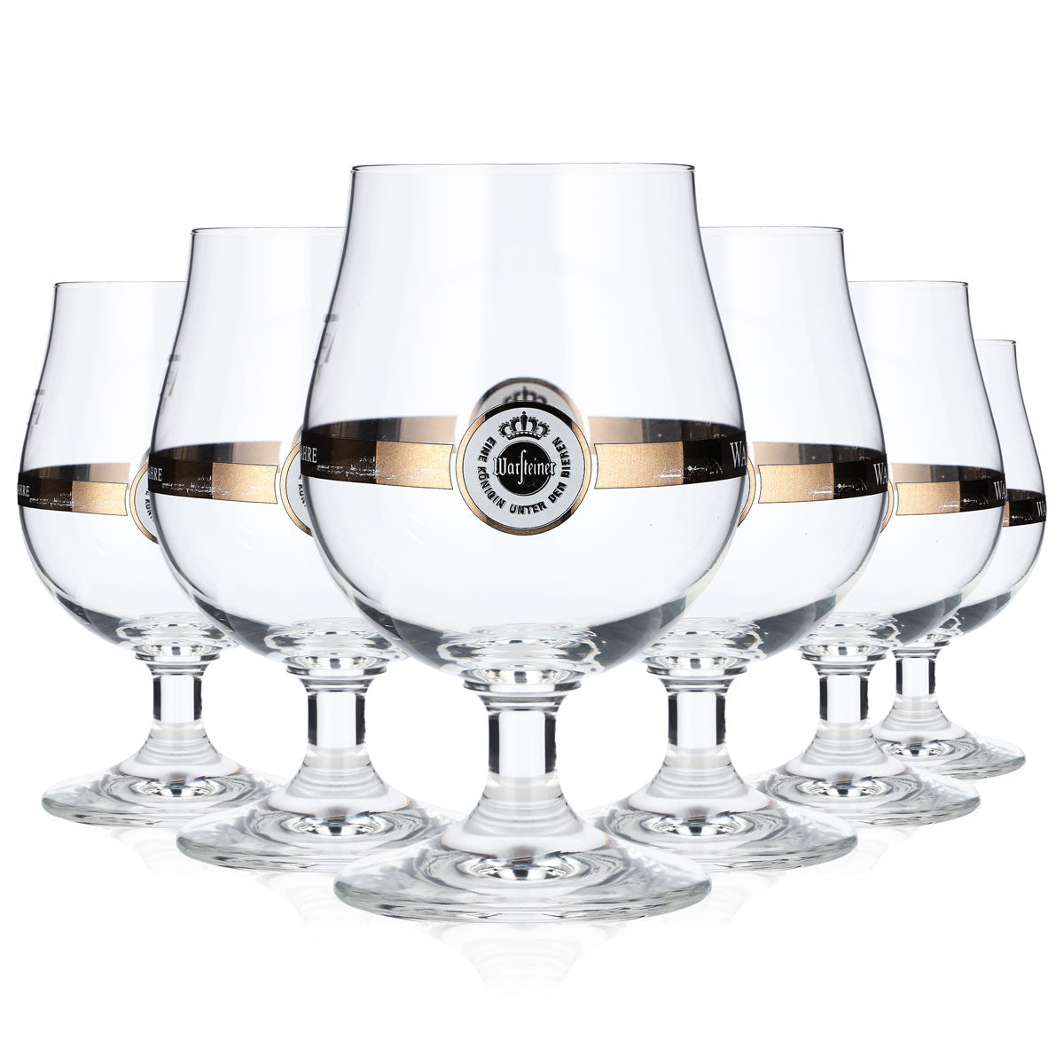 6x Warsteiner Bier Glas 0,25l Biergläser Pokal Ritzenhof Bistrol Schwenker geb. – Ansicht 6