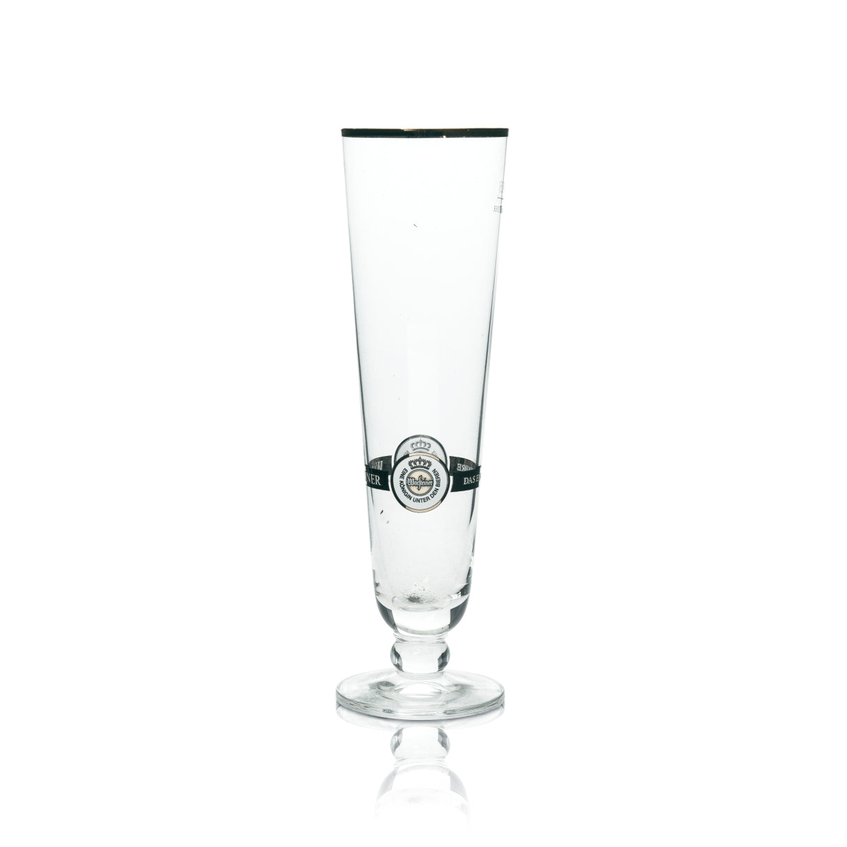 6x Warsteiner Bier Glas 0,25l Pokal Goldrand Pils Gläser Tulpe Stielglas Brauer – Ansicht 2