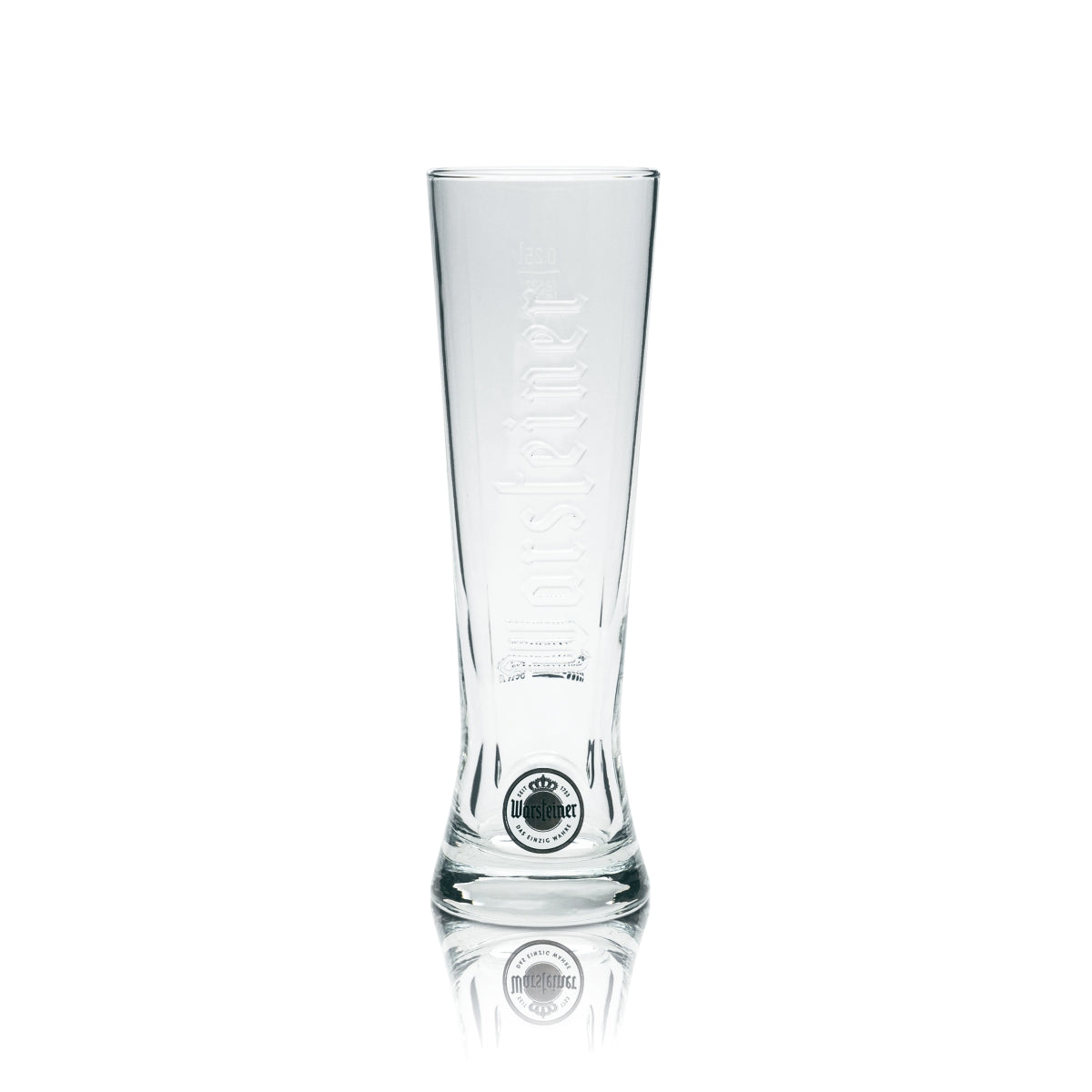 6x Warsteiner Bier Glas 0,25l Premium Cup Relief Pils Tulpe Gläser Pokal Beer – Ansicht 2