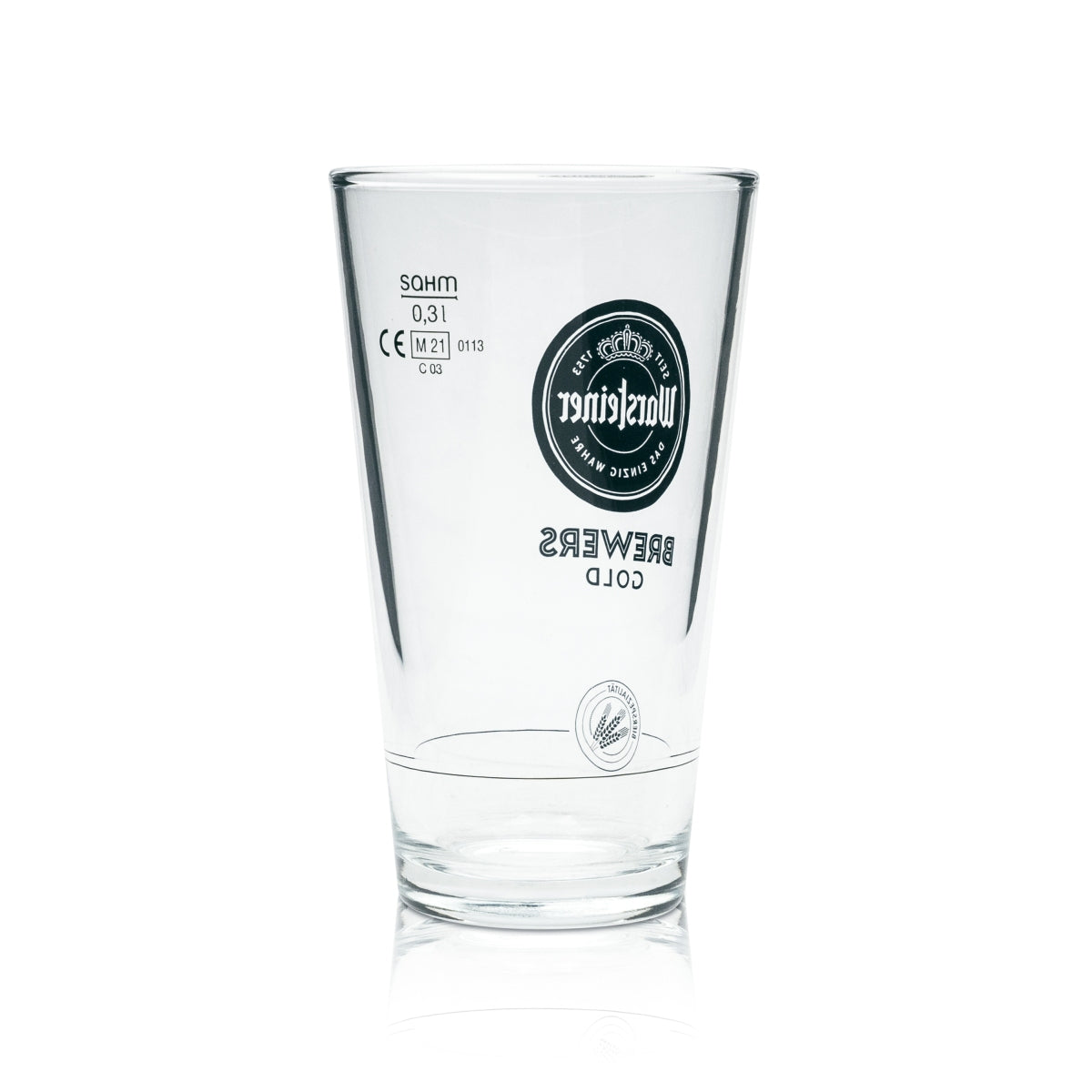 6x Warsteiner Bier Glas 0,3l Becher Brewers Gold Sahm Willi Gläser Brauerei – Ansicht 3