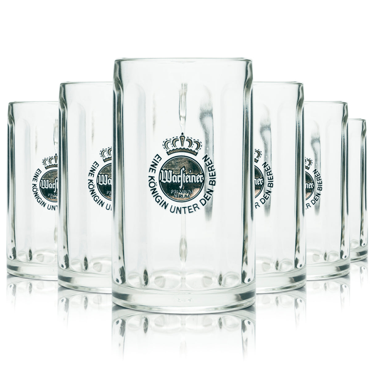 6x Warsteiner Bier Glas 0,3l Krug Rastal Seidel Henkel Gläser Brauerei Krüge Bar – Ansicht 4