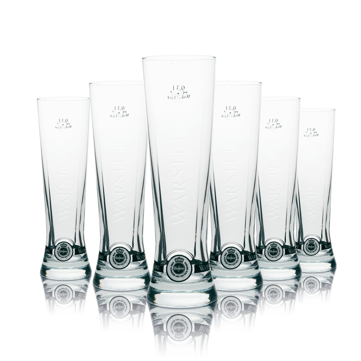 6x Warsteiner Bier Glas 0,3l Premium Cup Rastal Neu Gläser Tulpe Pokal Pils Hell – Ansicht 4