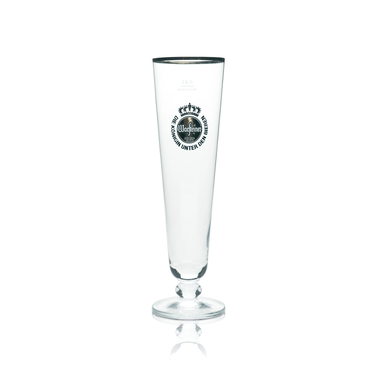6x Warsteiner Bier Glas 0,4l Pokal Tulpe Goldrand Gläser Gastro Bar Pils Beer – Ansicht 2