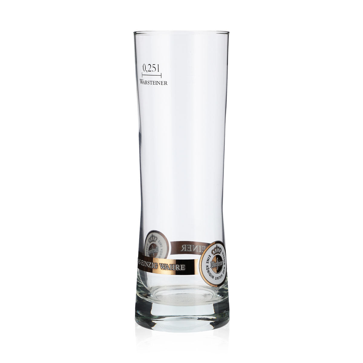 6x Warsteiner Bier Glas Gläser 0,25l Becher Logo unten Rastal Fresh – Ansicht 3