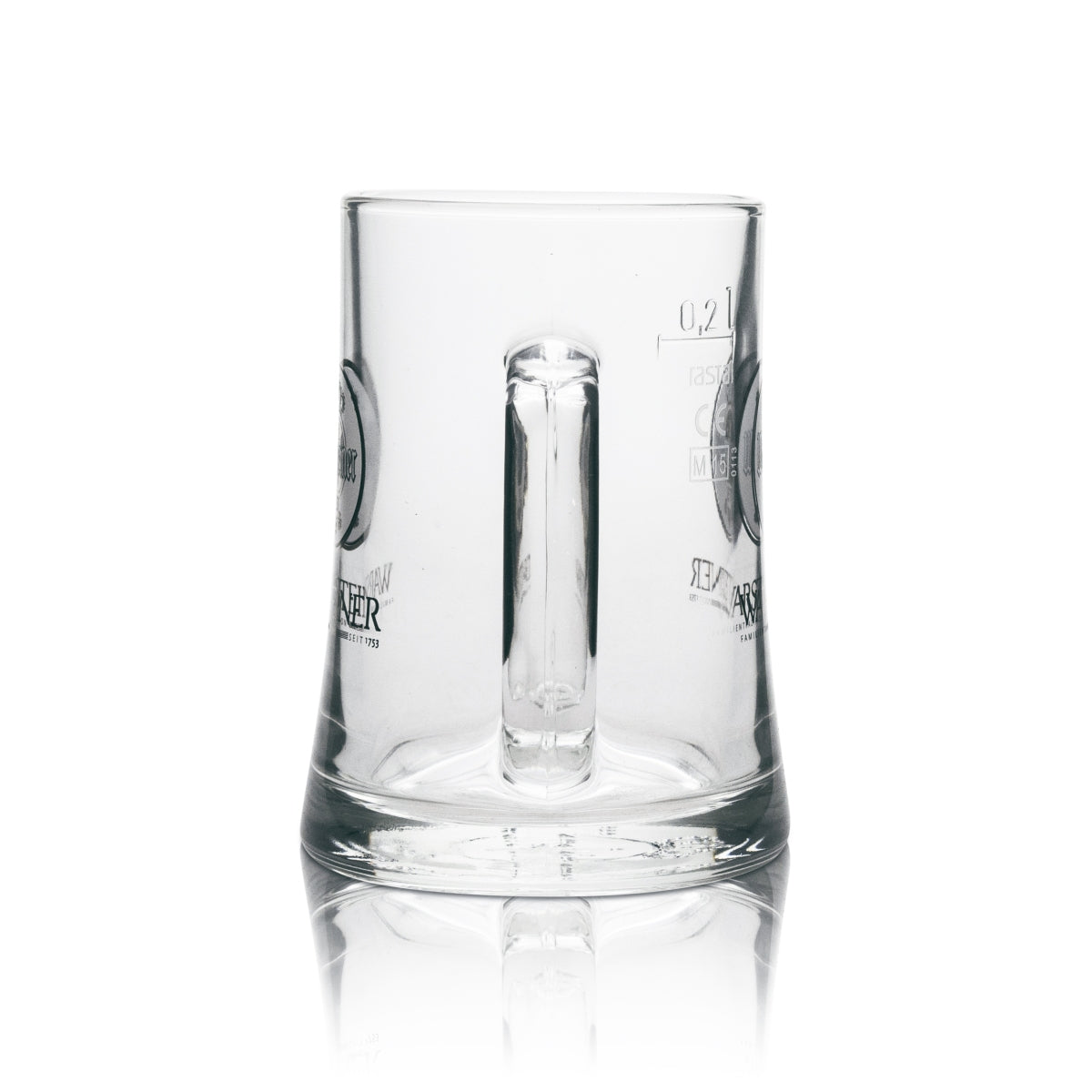6x Warsteiner Bier Glas Krug 0,2l Rastal – Ansicht 3