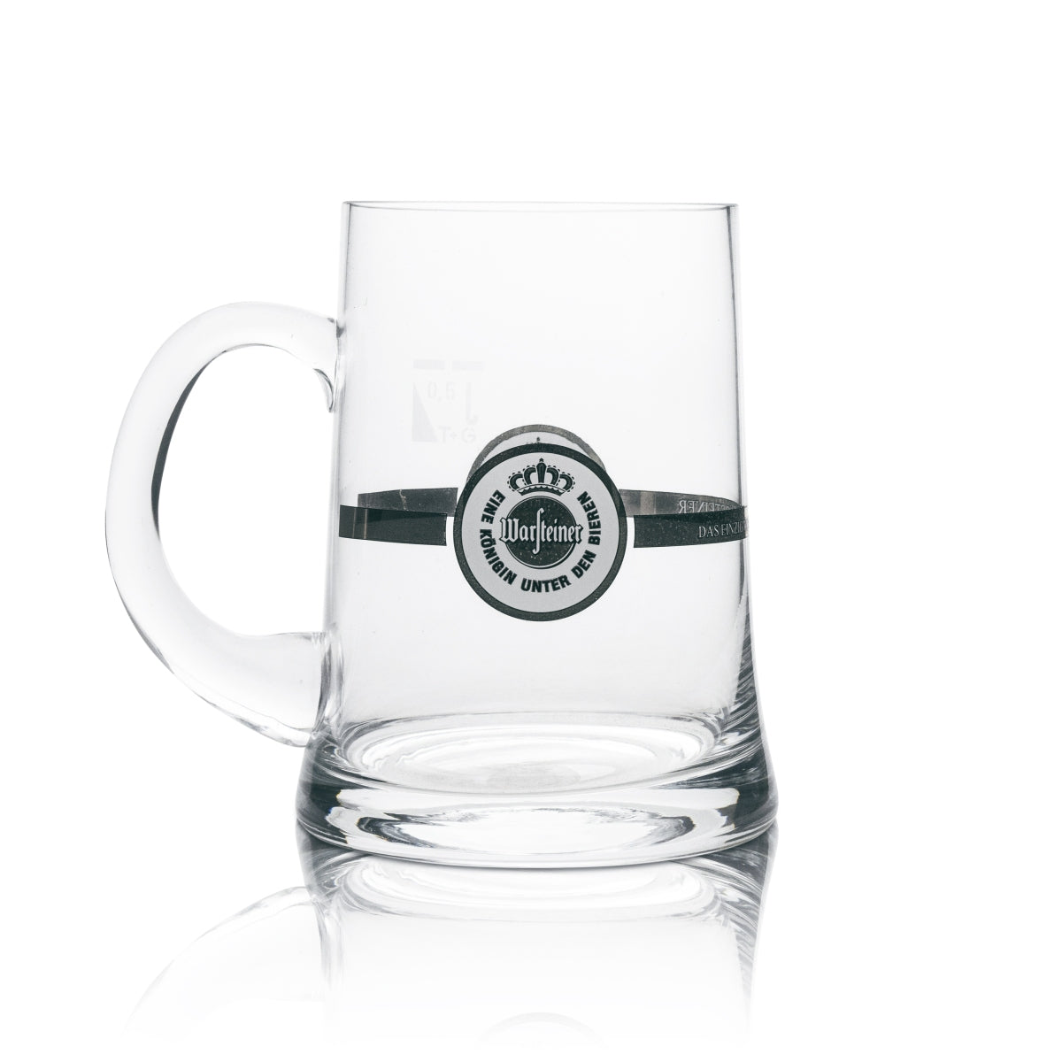 6x Warsteiner Bier Glas Krug 0,5l Henkelgläser – Ansicht 3
