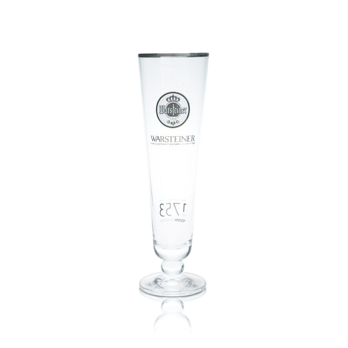 6x Warsteiner Bierglas 0,25l Bierpokal Pilstulpe 1753 Edition Gläser Set Gastro – Ansicht 2