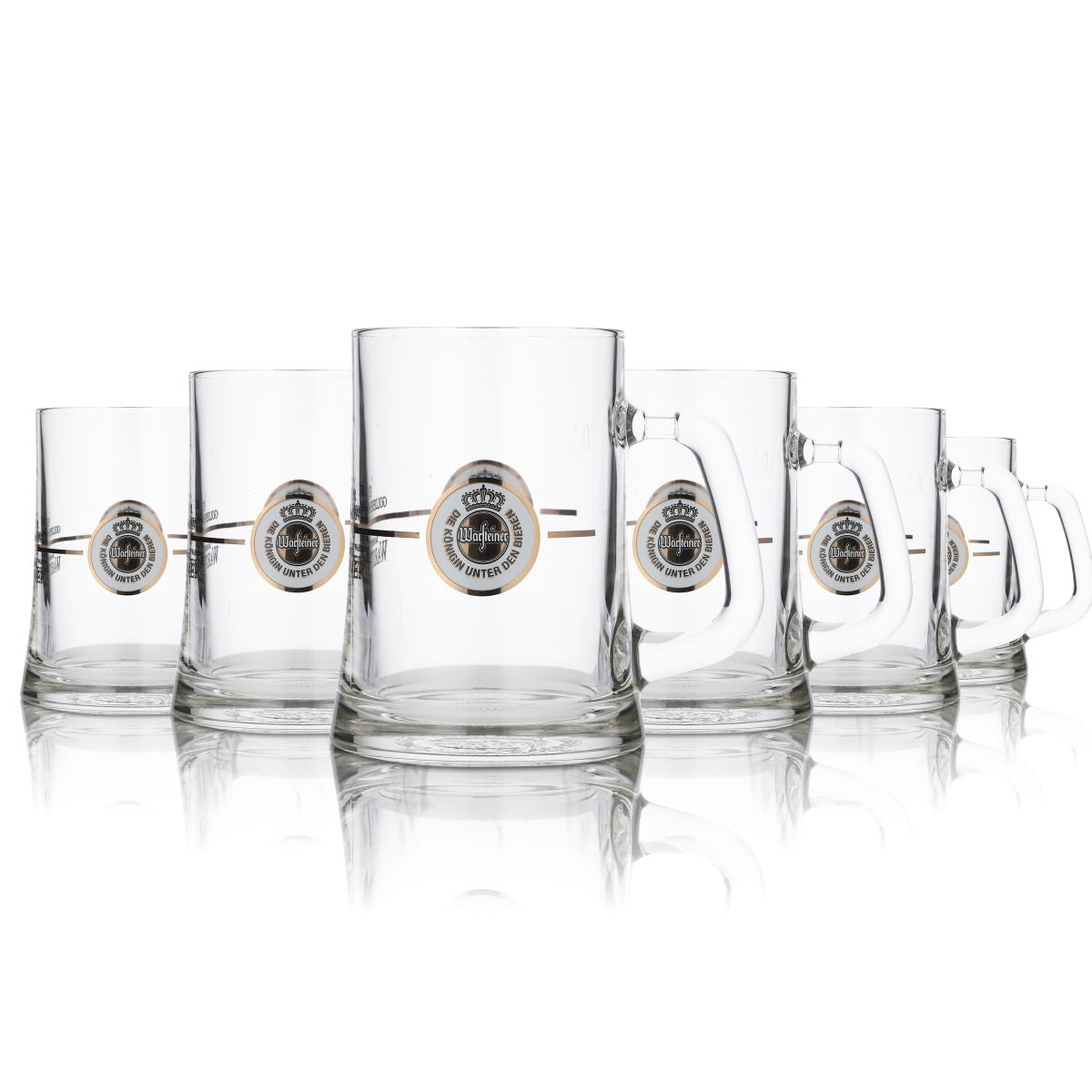 6x Warsteiner Glas 0,2l Bierkrug Partykrug Humpen Seidel Gläser Set Brauerei
