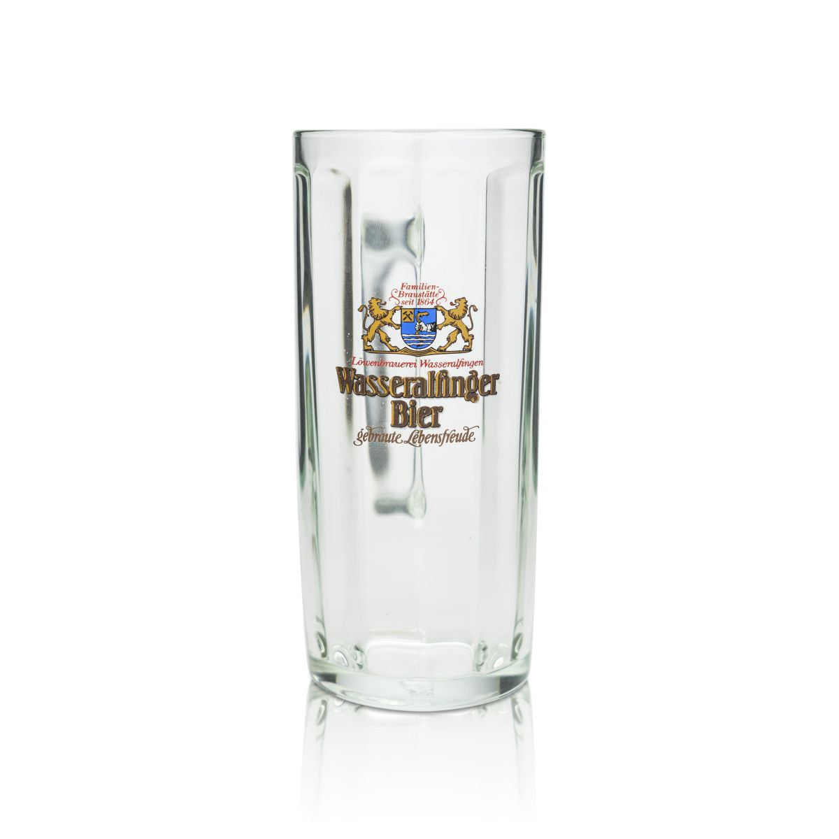 6x Wasseralfinger Bierglas 0,5l Konturkrüge Humepn Seidel Gläser Löwenbrauerei – Ansicht 2