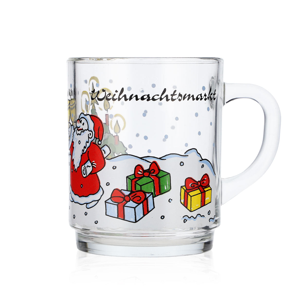 6x Weihnachtsbecher 0,2l Glühweintasse Grogtasse "Weihnachtsmarkt" – Ansicht 3