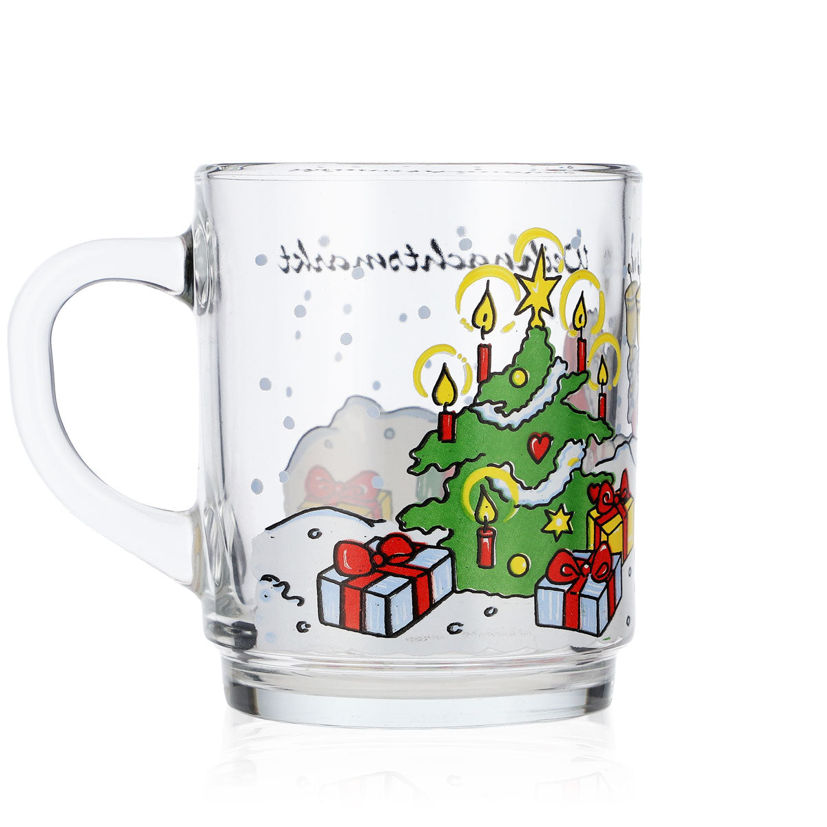 6x Weihnachtsbecher 0,2l Glühweintasse Grogtasse "Weihnachtsmarkt" – Ansicht 5