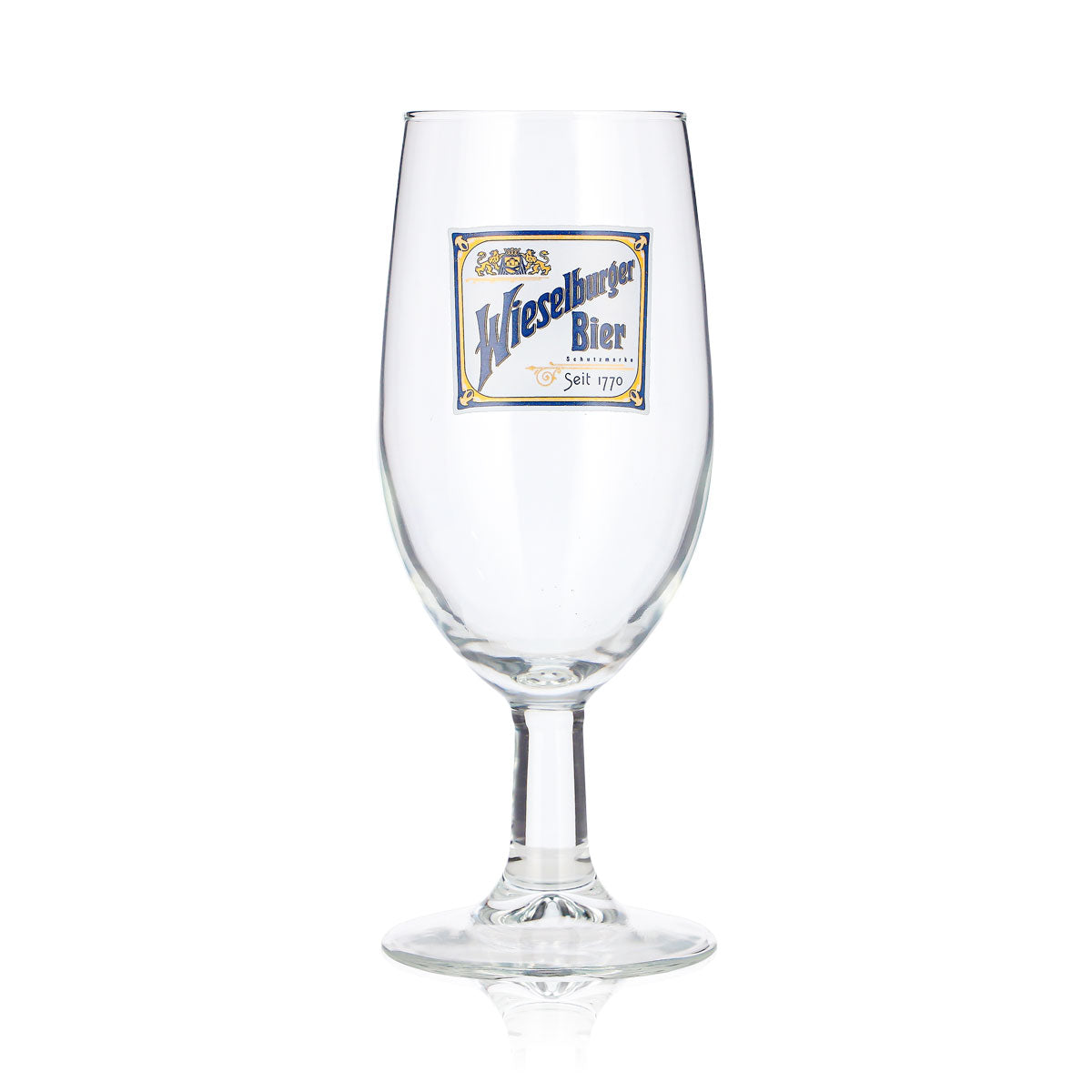 6x Wieselburger Bier Glas 0,25l Pokal Seit 1770 Schutzmarke (6er Set) – Ansicht 2
