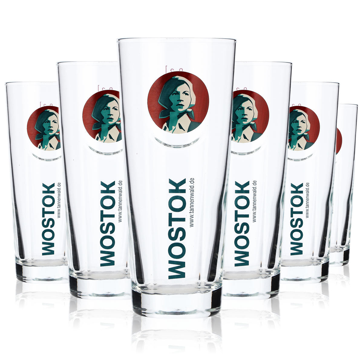 6x Wostok Limonade Softdrink Glas Limoglas 0,2l Longdrinkglas Rastal – Ansicht 6