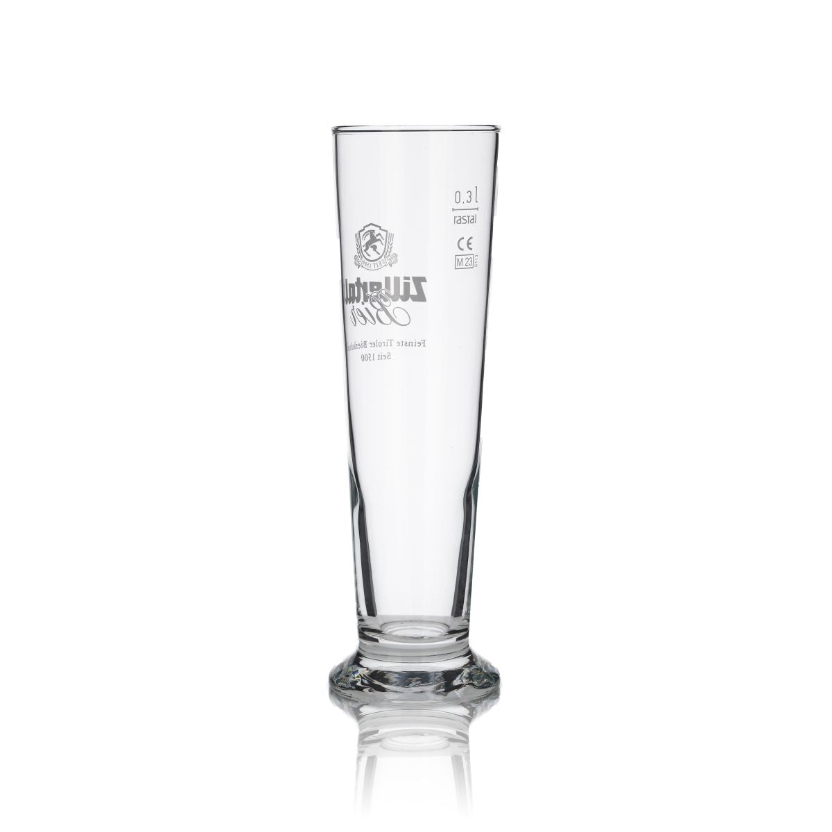 6x Zillertal Glas 0,3l Weißbierglas Hefeweizen Gläserset Brauerei Gastro Geeicht – Ansicht 4