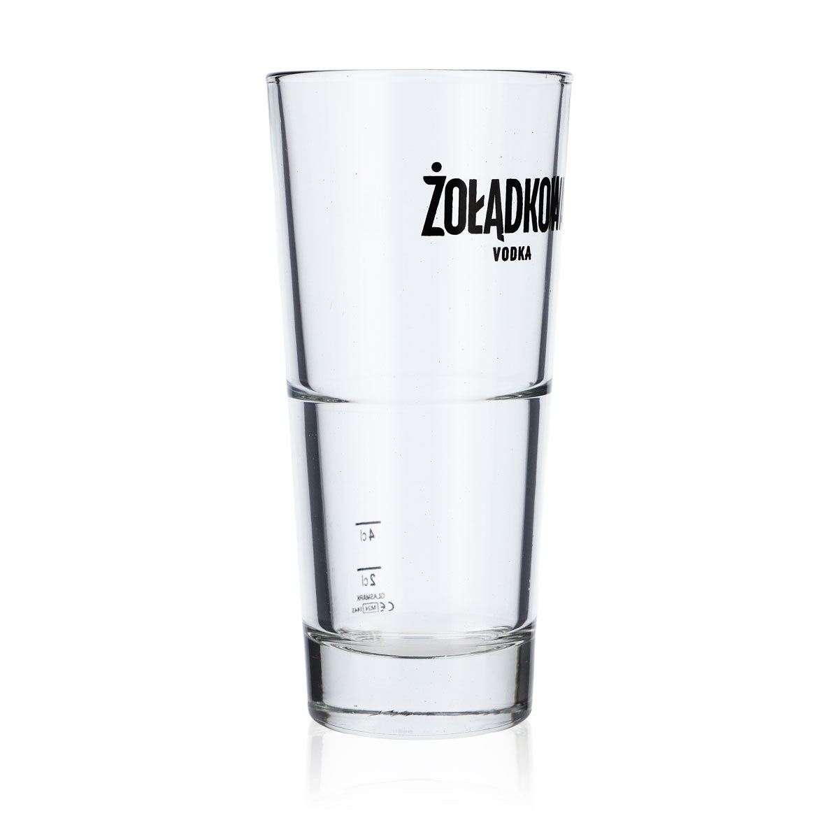 6x Zoladkowa Vodka Glas 0,33l Gläser Longdrinkglas Stapelglas – Ansicht 3