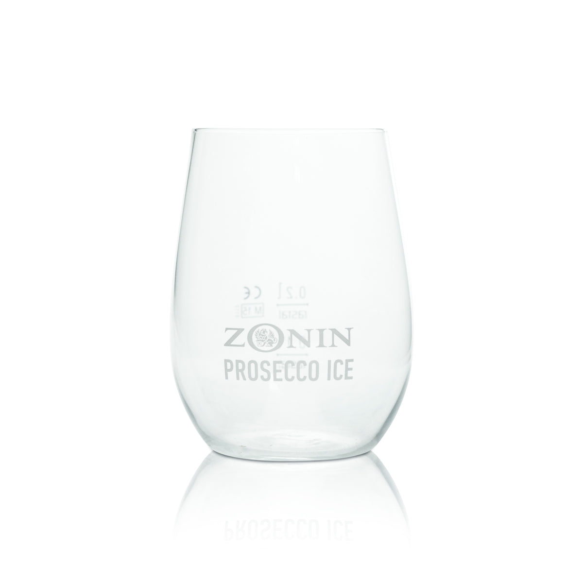 6x Zonin Glas 0,2l Tumbler Becher Gläser Prosecco Sekt Champagner Gastro Bar – Ansicht 2