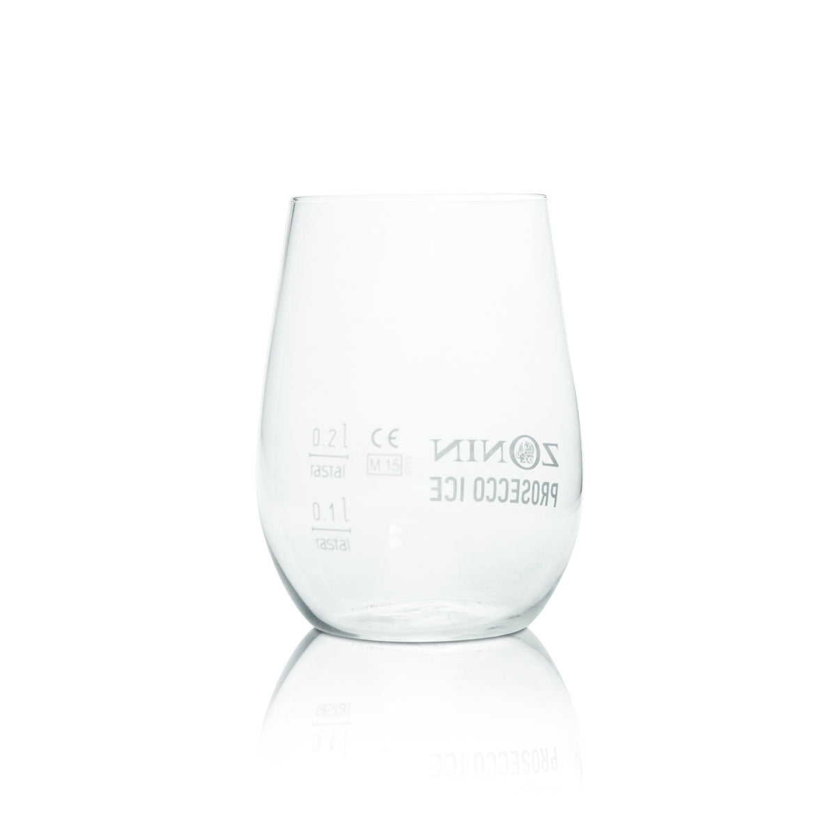 6x Zonin Glas 0,2l Tumbler Becher Gläser Prosecco Sekt Champagner Gastro Bar – Ansicht 3