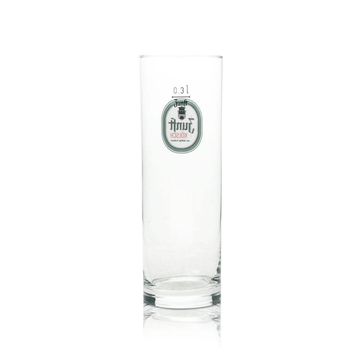 6x Zunft Bier Glas 0,3l Kölsch Stange Becher Gläser Köln Beer Brauerei 300ml – Ansicht 3