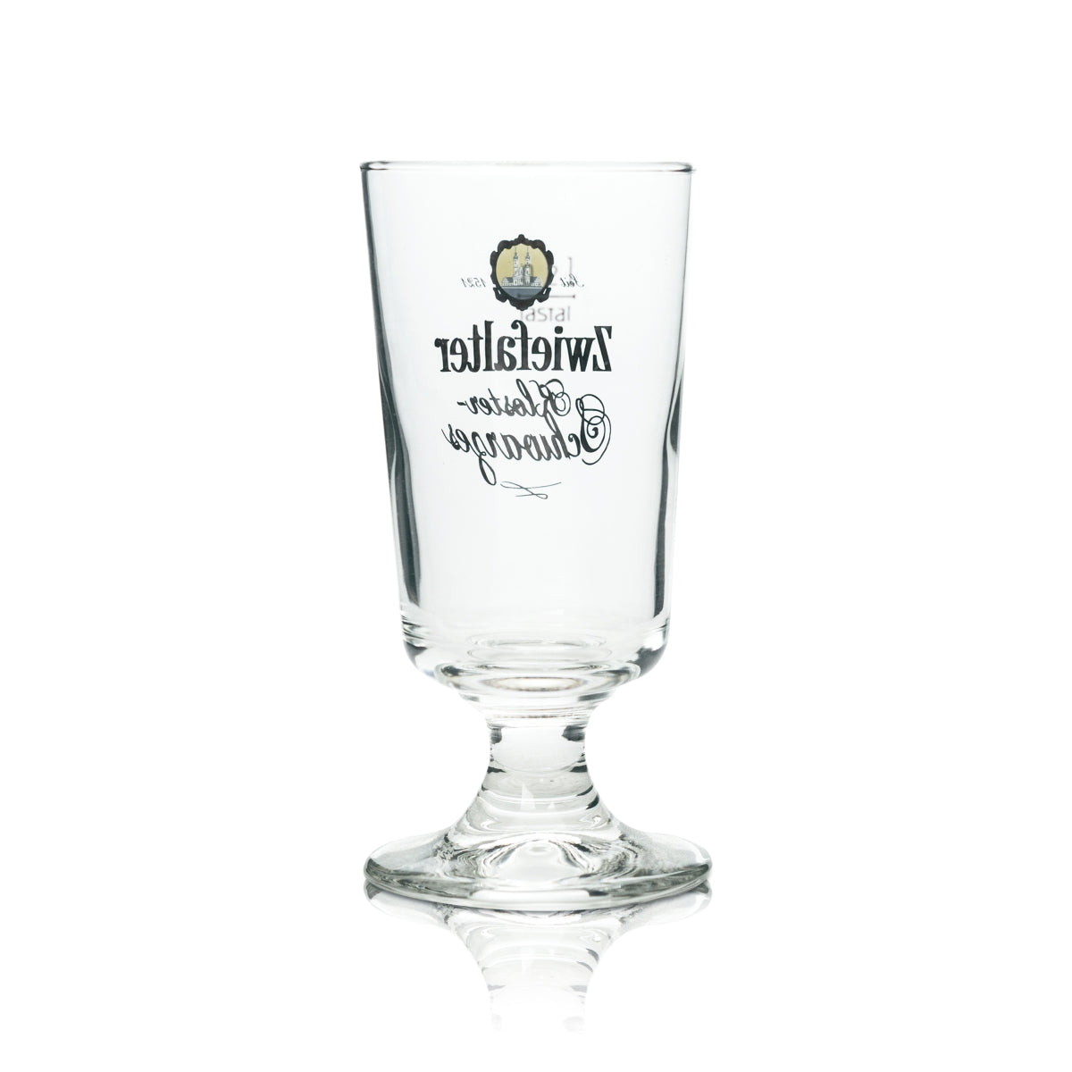 6x Zwiefalter Bier Glas 0,2l Pokal Kloster Schwarzes Rastal Tulpe Pils Gläser – Ansicht 3