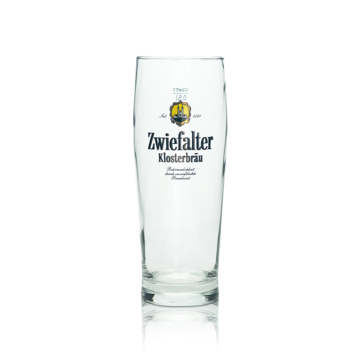 6x Zwiefalter Bier Glas 0,5l Klosterbräu Becher Trumpf Sahm Willi Gläser Pils – Ansicht 2