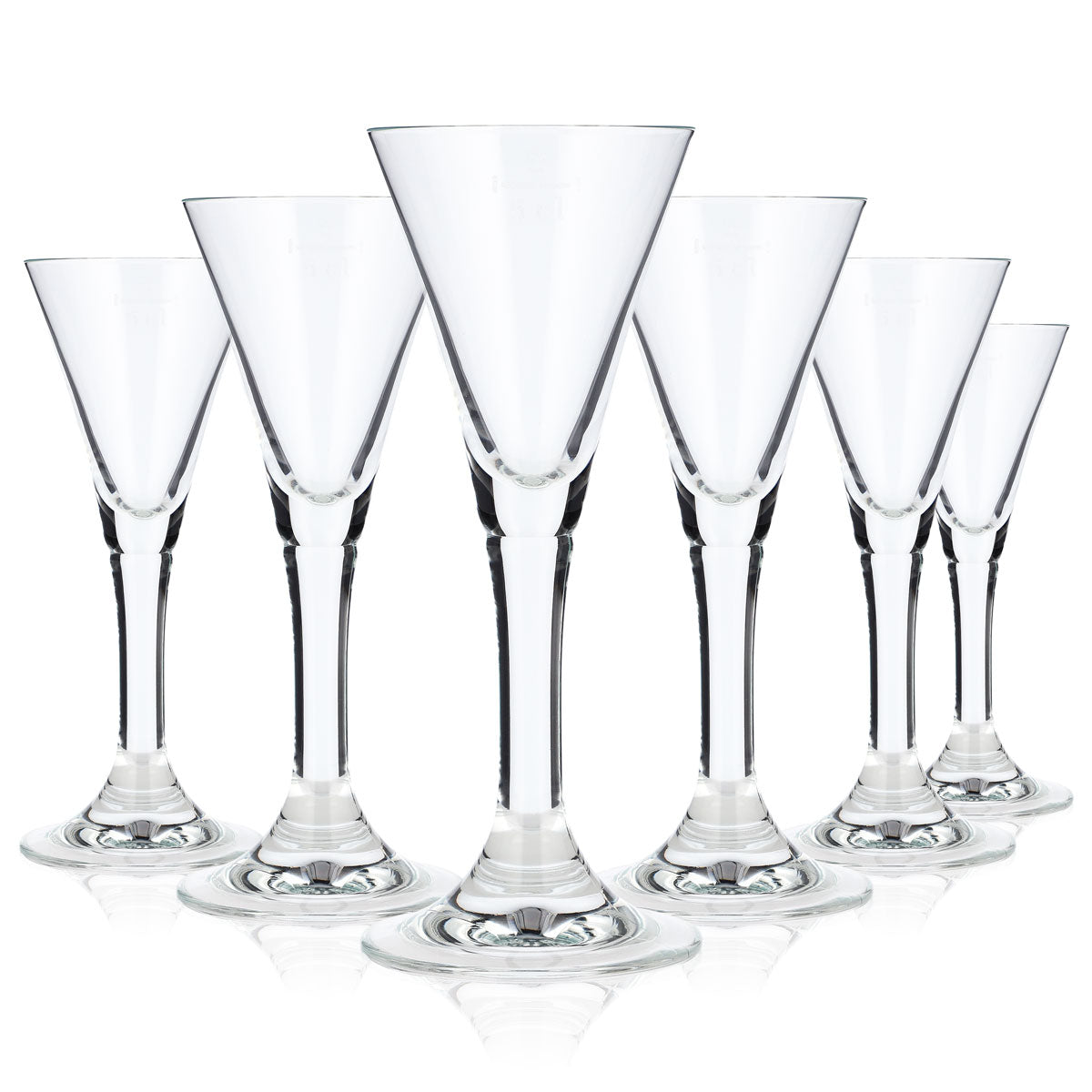 6x Zwiesel Likör Glas 5cl Spitzkelch glatter Stiel (6er Set)