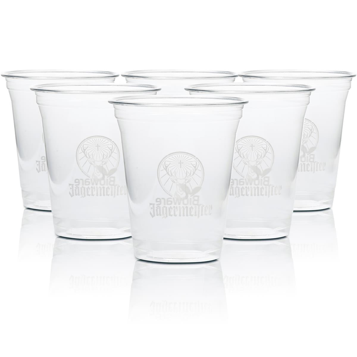 70x Jägermeister Likör Becher Einweg Bioware 300ml
