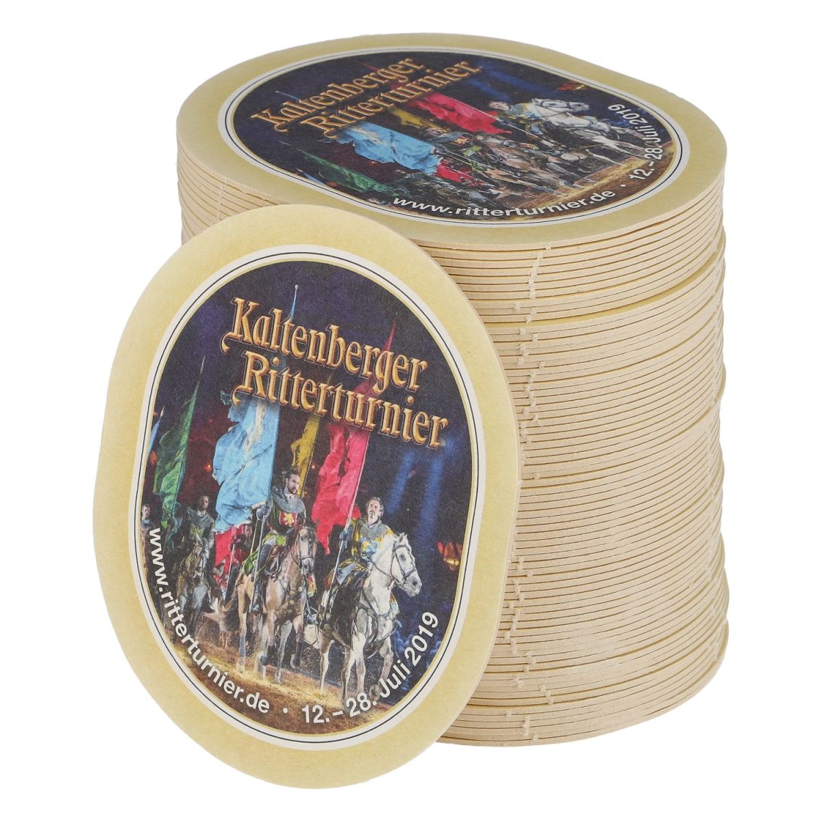 70x König Ludwig Bier Bierdeckel Untersetzer Weißbier Rückseite WBA – Ansicht 2