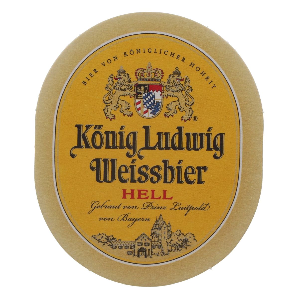 70x König Ludwig Bier Bierdeckel Untersetzer Weißbier Rückseite WBA – Ansicht 4