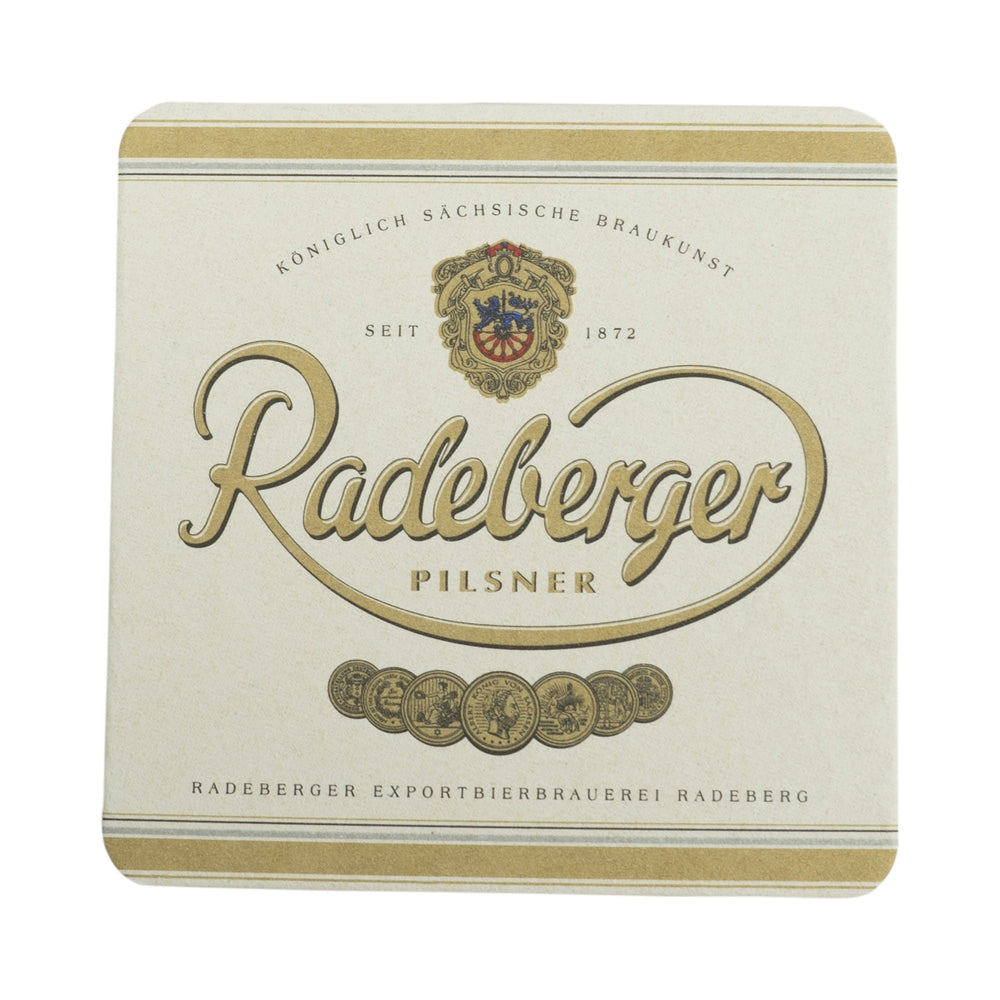 70x Radeberger Bierdeckel Untersetzer Gläser Bierfilz Pappdeckel Brauerei Bar